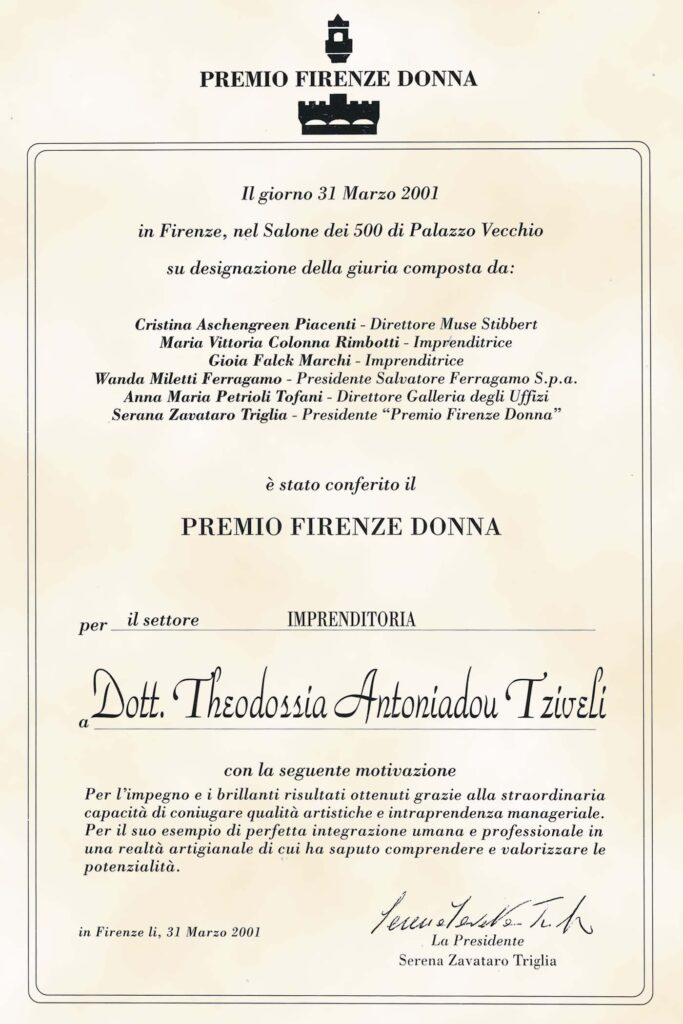 PREMIO FIRENZE DONNA OK